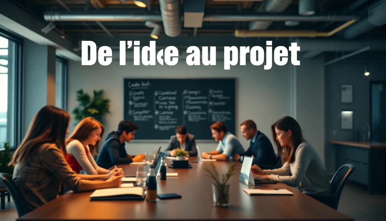 De l'idée au projet : structurer sans perdre 6 mois
