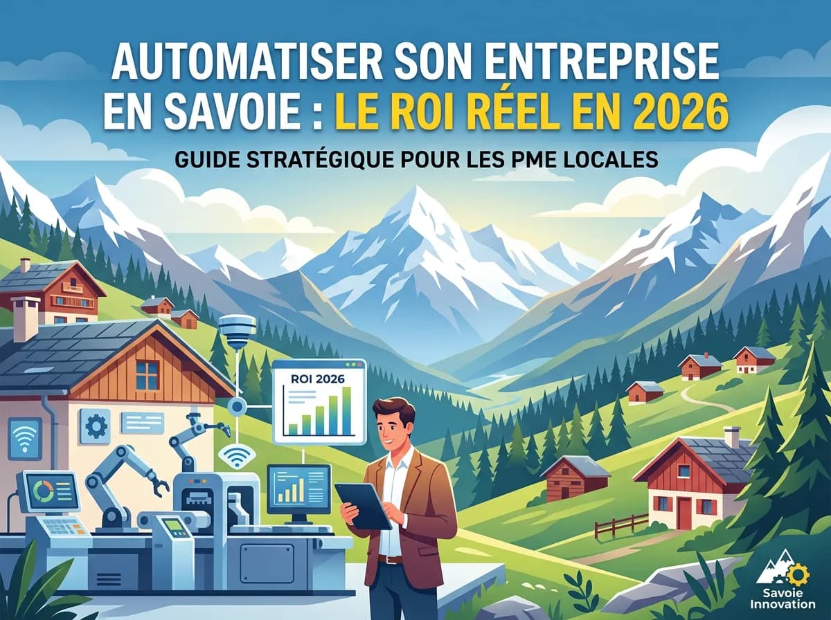 Automatiser son entreprise en Savoie : le ROI réel en 2026