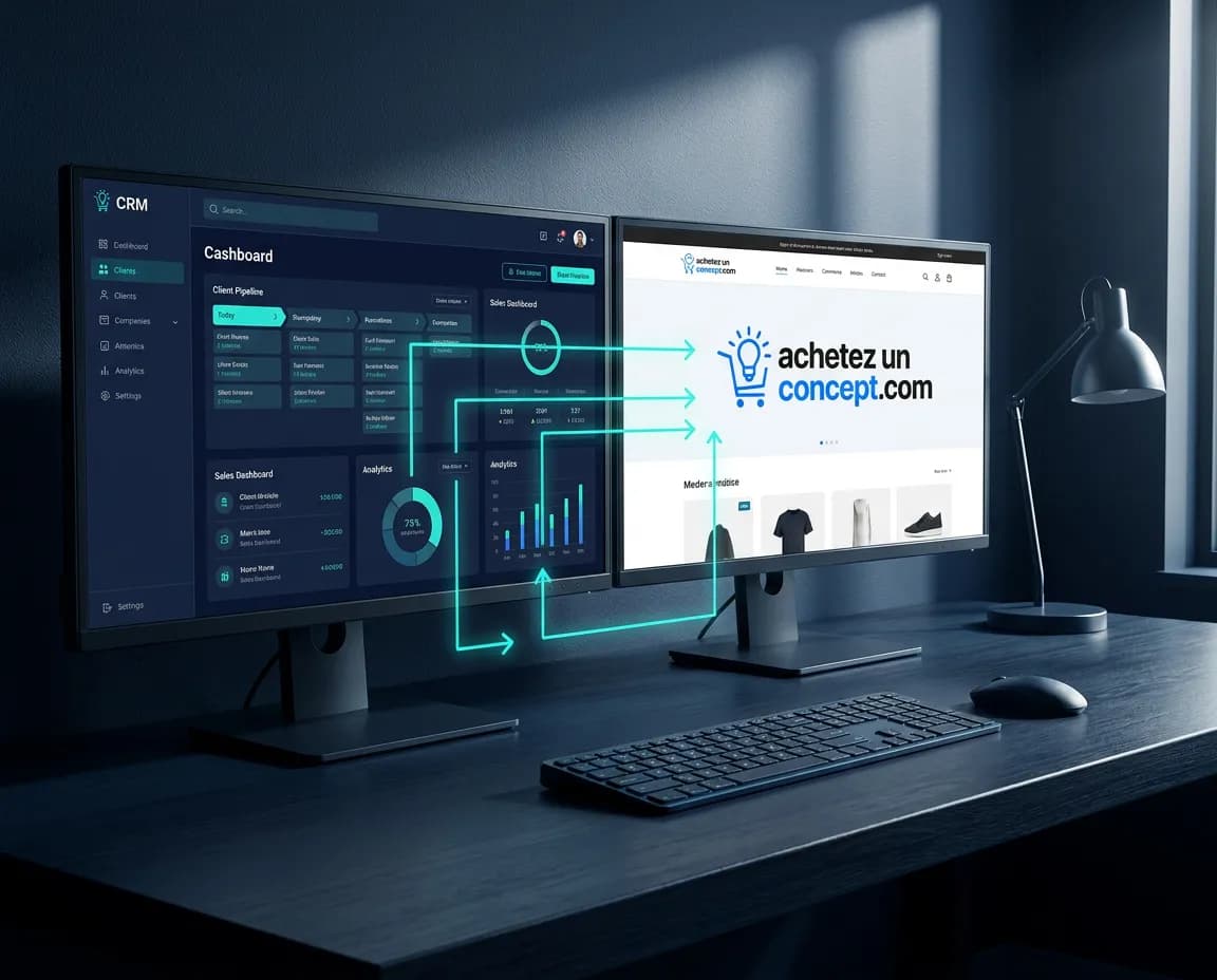 AchetezUnConcept.com — CRM sur mesure & Site internet