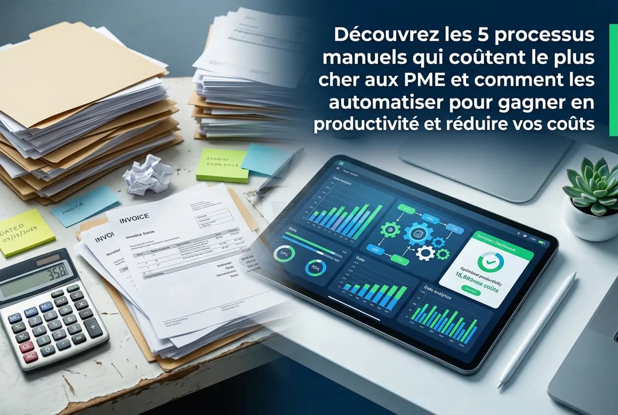 5 processus manuels qui plombent votre budget PME