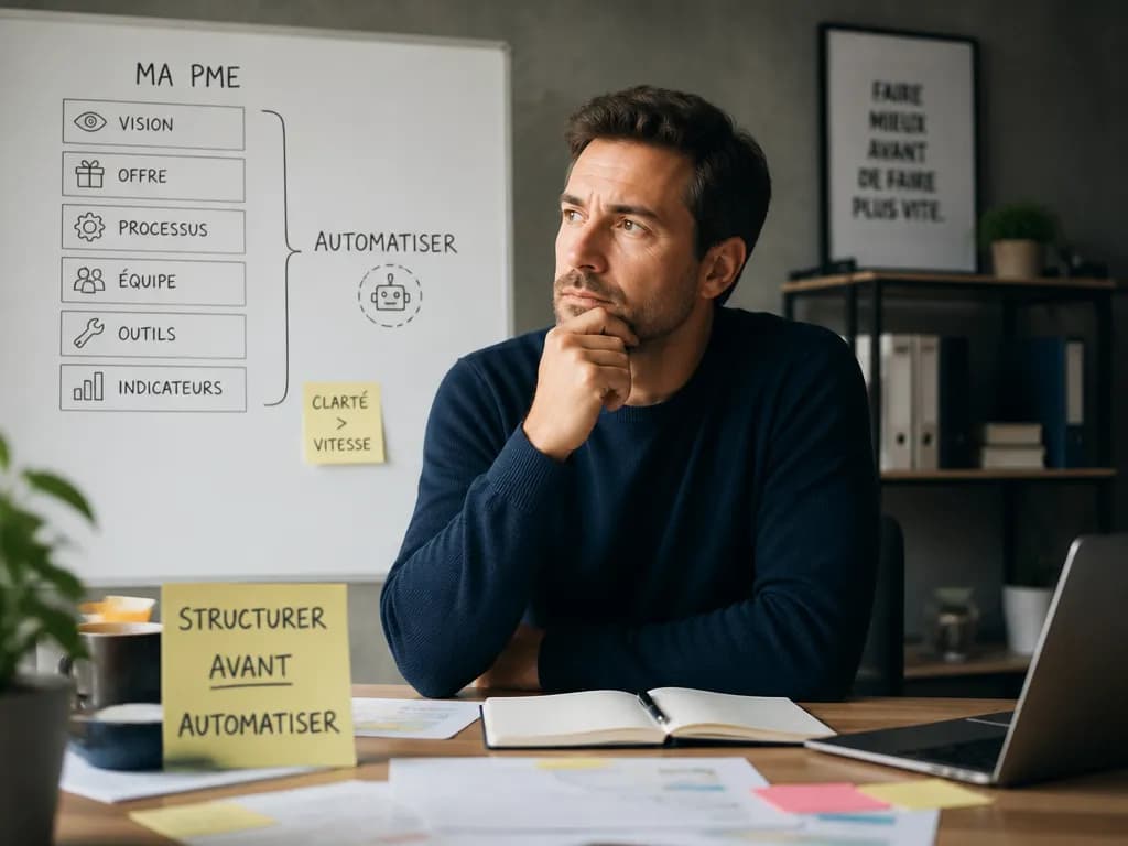 Structurer sa PME : l'étape oubliée avant d'automatiser