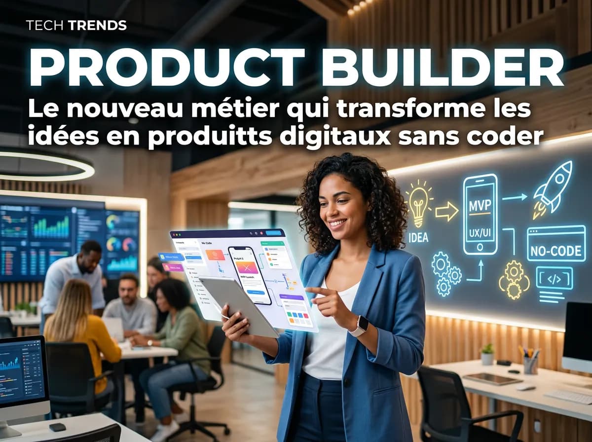 Product Builder : le nouveau métier qui transforme les idées en produits digitaux sans coder