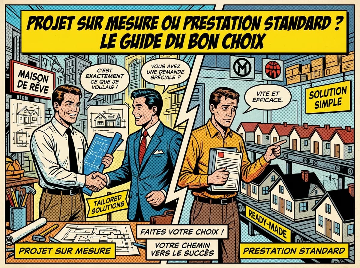 Projet sur mesure ou prestation standard ? Le guide du bon choix